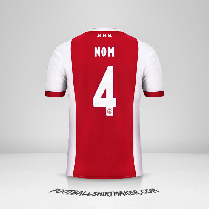 Maillot AFC Ajax 2017/18 -  nom - 4