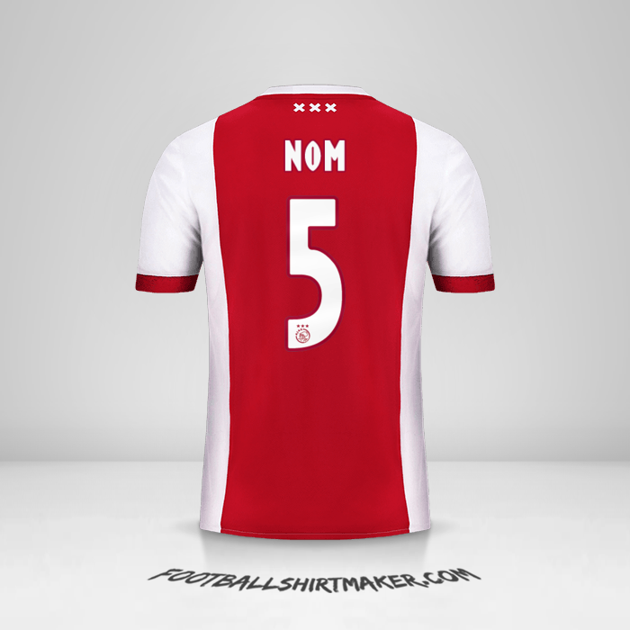 Maillot AFC Ajax 2017/18 -  nom - 5