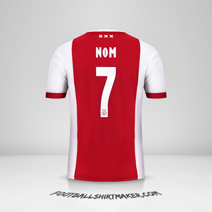 Maillot AFC Ajax 2017/18 -  nom - 7