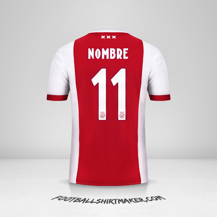 Camiseta AFC Ajax 2017/18 -  nombre - 11