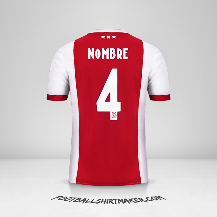 Camiseta AFC Ajax 2017/18 -  nombre - 4