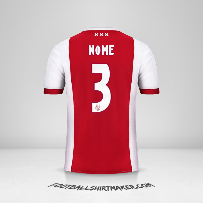 Camisola AFC Ajax 2017/18 -  nome - 3