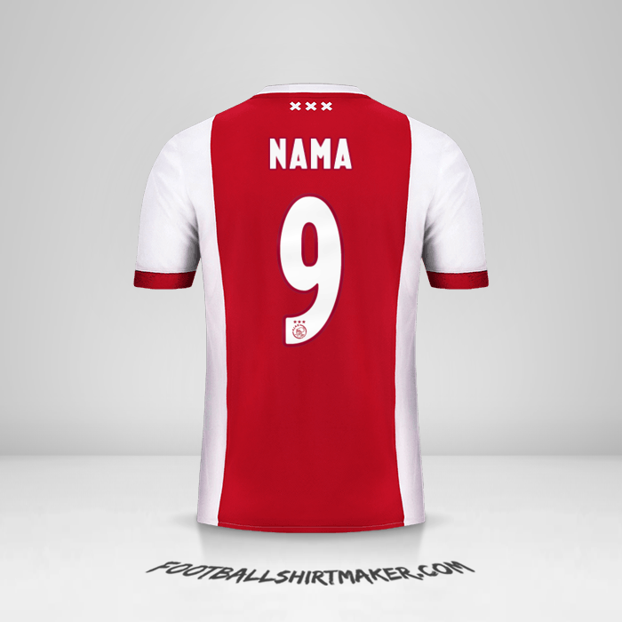 Jersey AFC Ajax 2017/18 -  nama - 9