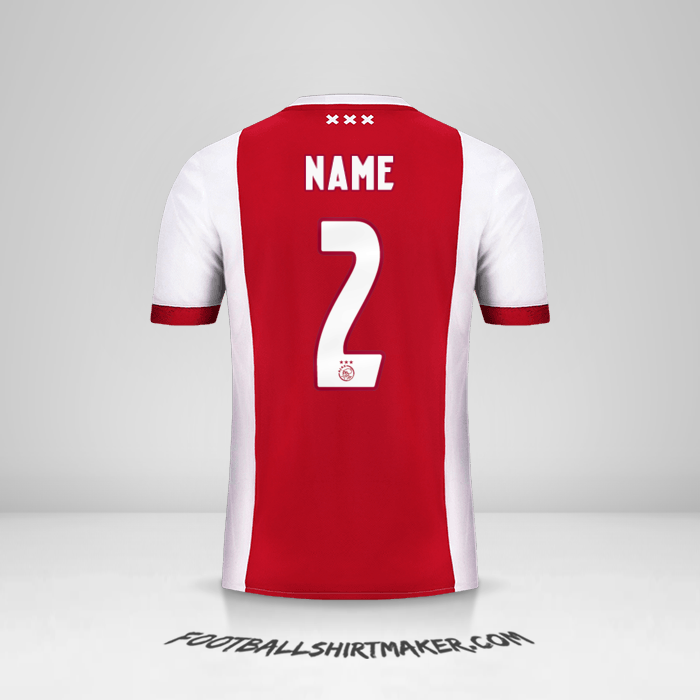 Jersey AFC Ajax 2017/18 -  name - 2
