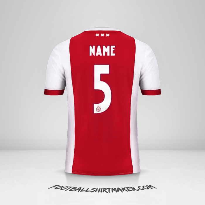 Shirt AFC Ajax 2017/18 -  name - 5