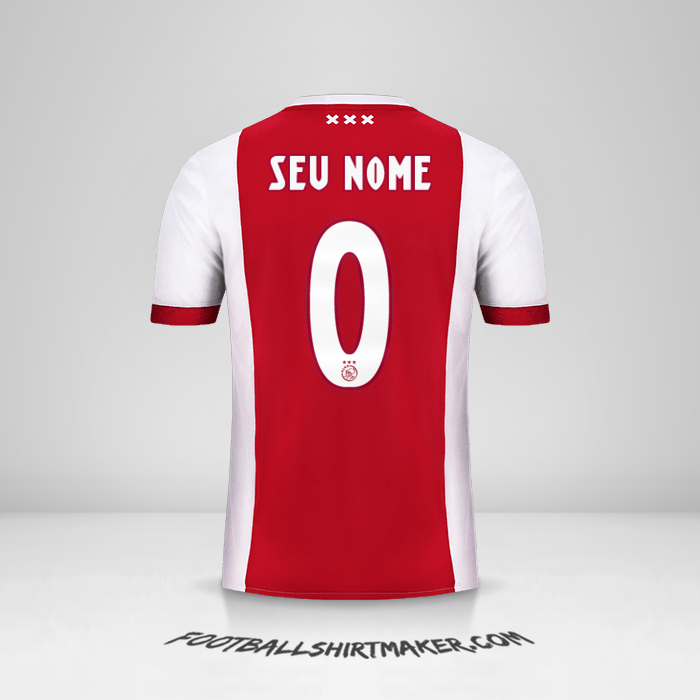Camisa AFC Ajax 2017/18 -  seu nome - 0