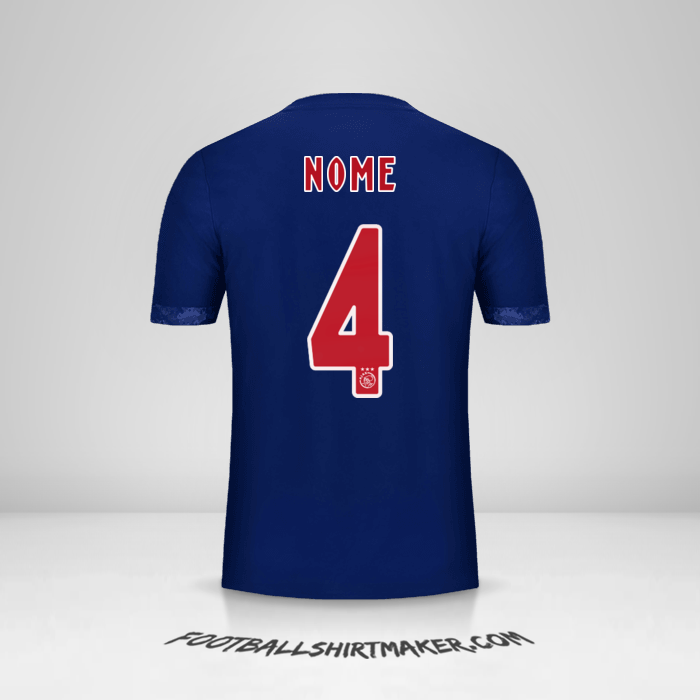 Camisola AFC Ajax 2017/18 Alternativa -  nome - 4