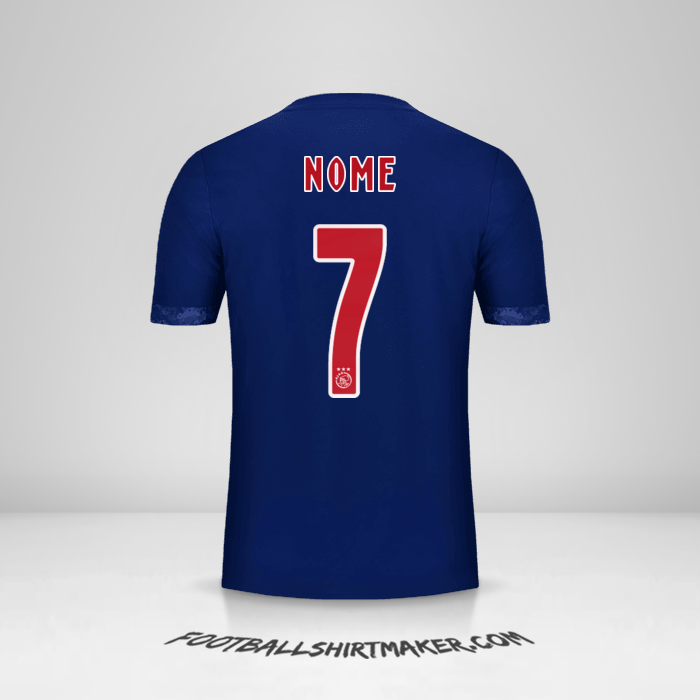 Camisa AFC Ajax 2017/18 Alternativa -  nome - 7