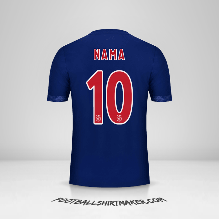 Jersey AFC Ajax 2017/18 Alternatif -  nama - 10