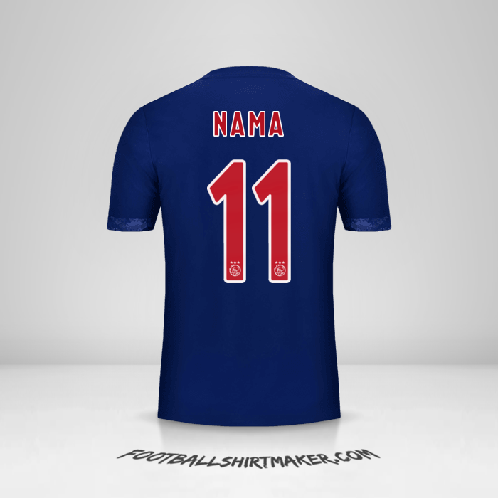 Jersey AFC Ajax 2017/18 Alternatif -  nama - 11