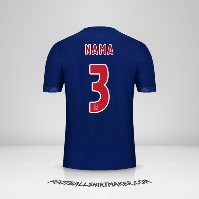 Jersey AFC Ajax 2017/18 Alternatif -  nama - 3