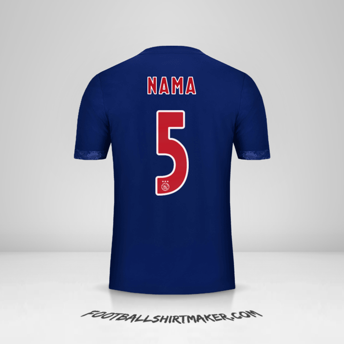 Jersey AFC Ajax 2017/18 Alternatif -  nama - 5