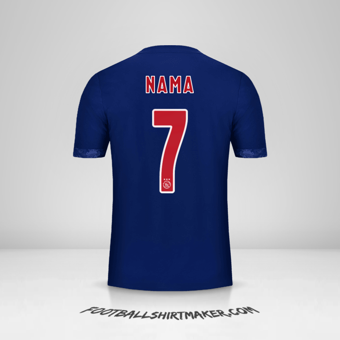 Jersey AFC Ajax 2017/18 Alternatif -  nama - 7