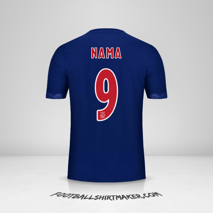 Jersey AFC Ajax 2017/18 Alternatif -  nama - 9