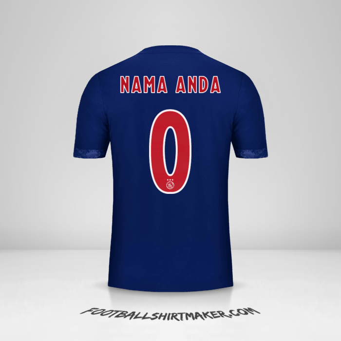 Jersey AFC Ajax 2017/18 II -  nama anda - 0