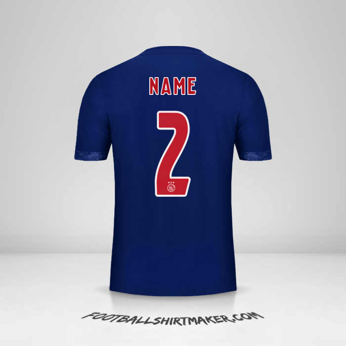 Jersey AFC Ajax 2017/18 Away -  name - 2