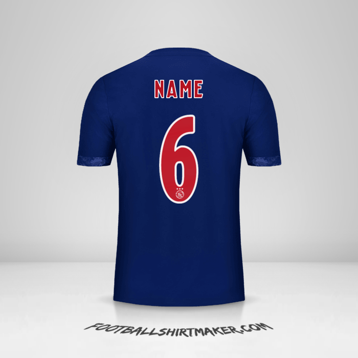 Trikot AFC Ajax 2017/18 Auswärts -  name - 6