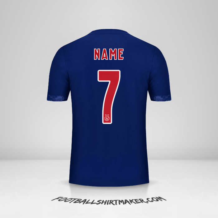 Trikot AFC Ajax 2017/18 Auswärts -  name - 7