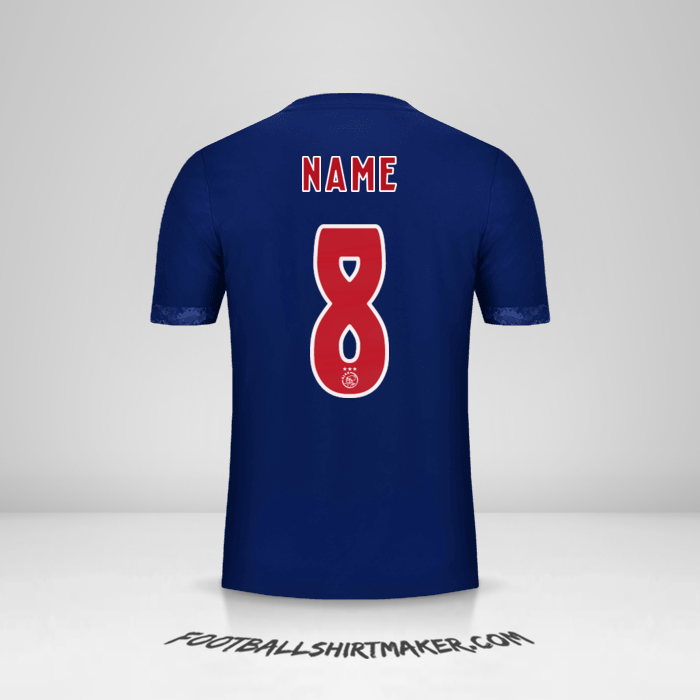Shirt AFC Ajax 2017/18 Away -  name - 8