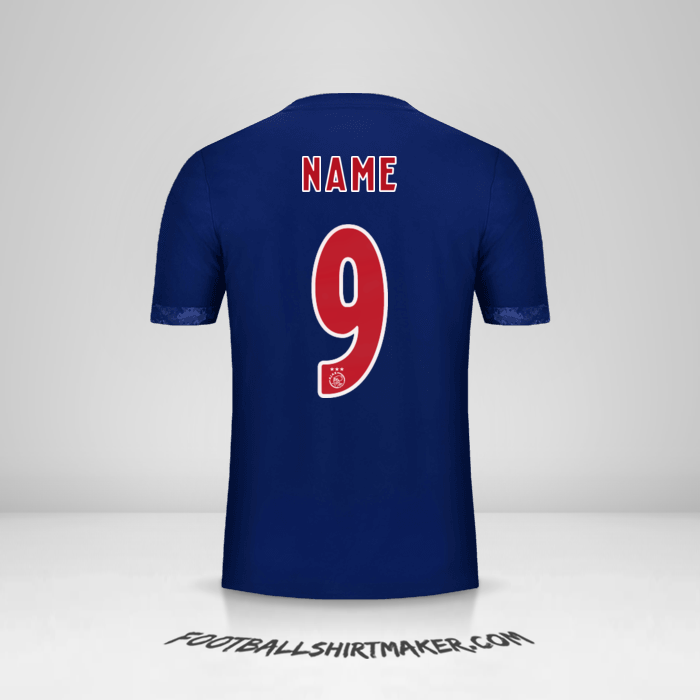 Shirt AFC Ajax 2017/18 Away -  name - 9