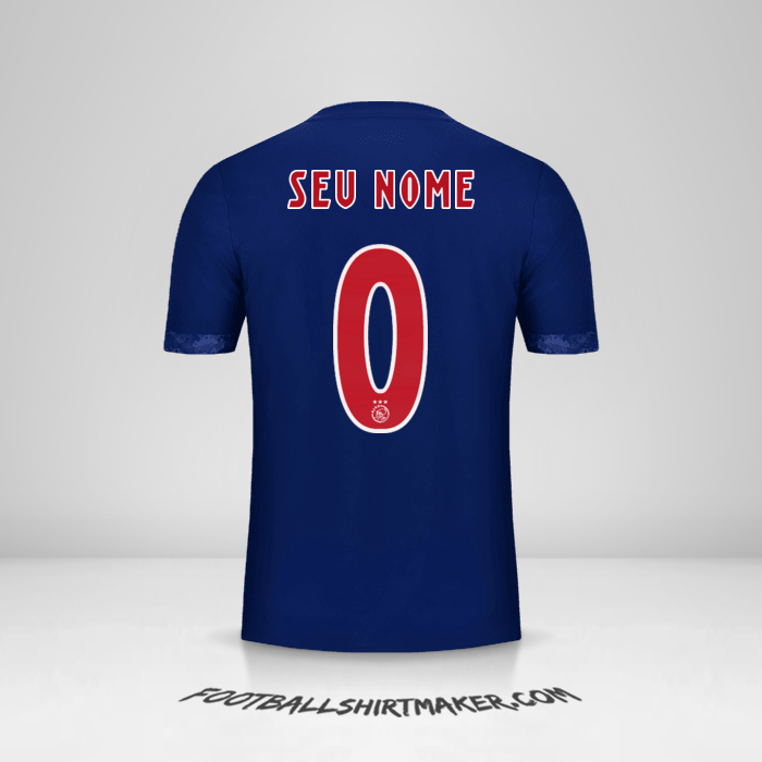 Camisa AFC Ajax 2017/18 II -  seu nome - 0