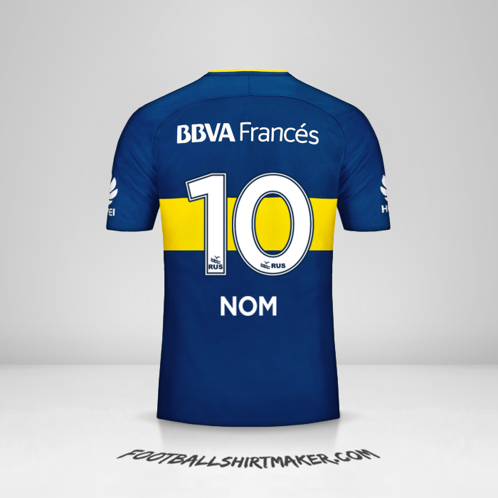 Maillot Boca Juniors 2017/18 -  nom - 10