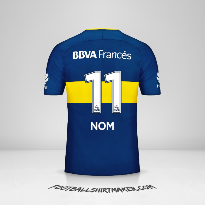 Maillot Boca Juniors 2017/18 -  nom - 11