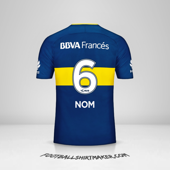 Maillot Boca Juniors 2017/18 -  nom - 6