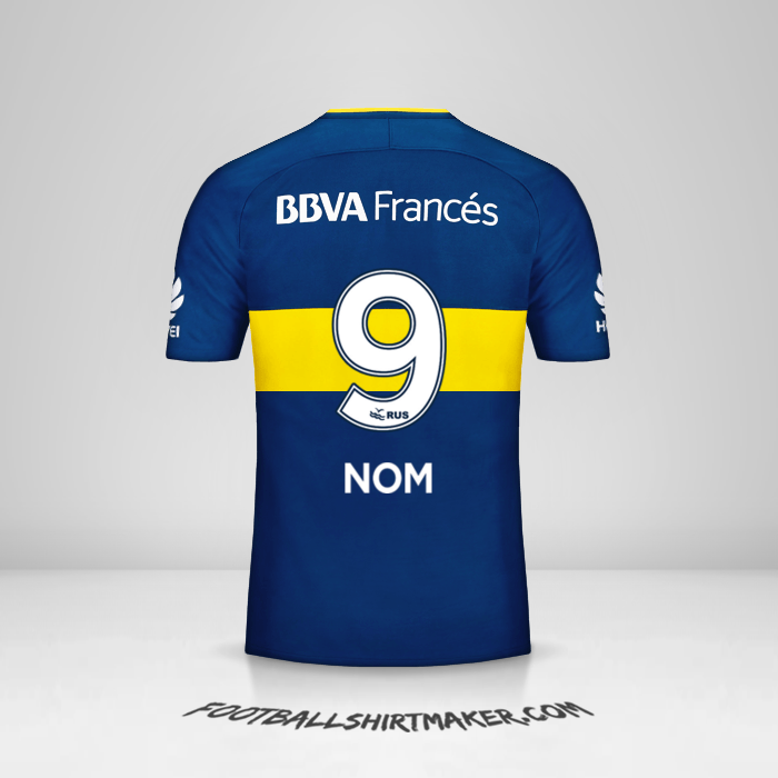 Maillot Boca Juniors 2017/18 -  nom - 9