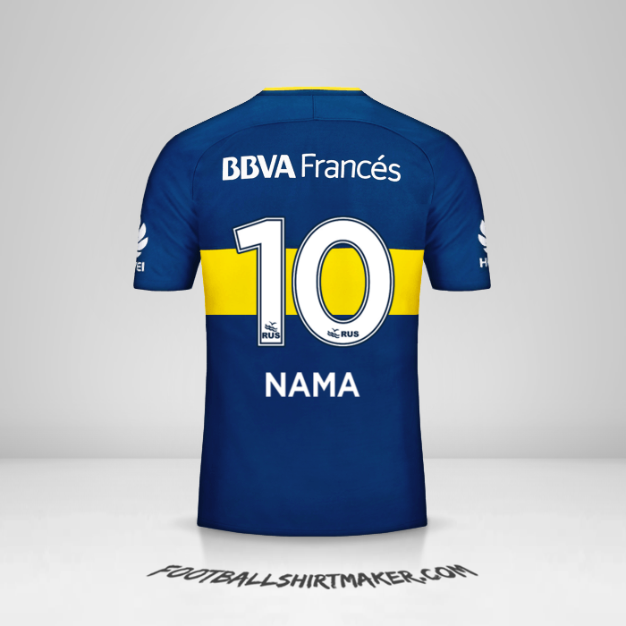 Jersey Boca Juniors 2017/18 -  nama - 10