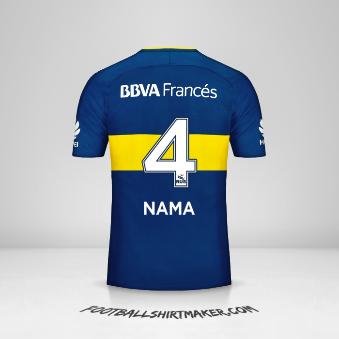 Jersey Boca Juniors 2017/18 -  nama - 4