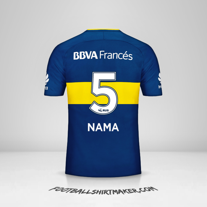 Jersey Boca Juniors 2017/18 -  nama - 5
