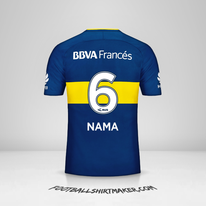 Jersey Boca Juniors 2017/18 -  nama - 6