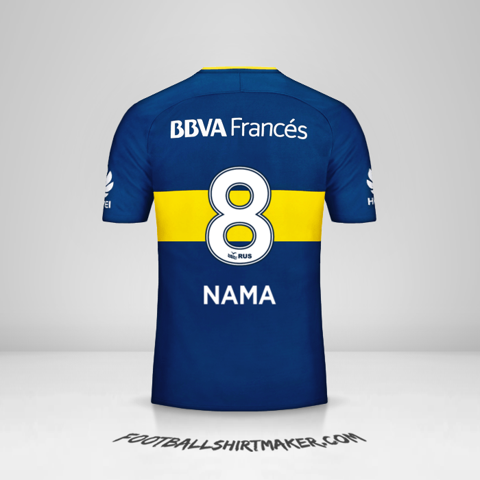 Jersey Boca Juniors 2017/18 -  nama - 8