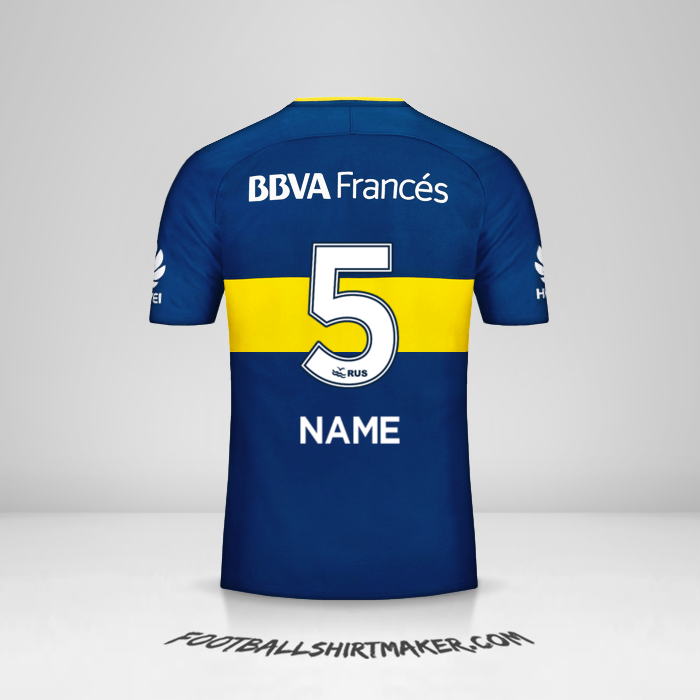 Shirt Boca Juniors 2017/18 -  name - 5