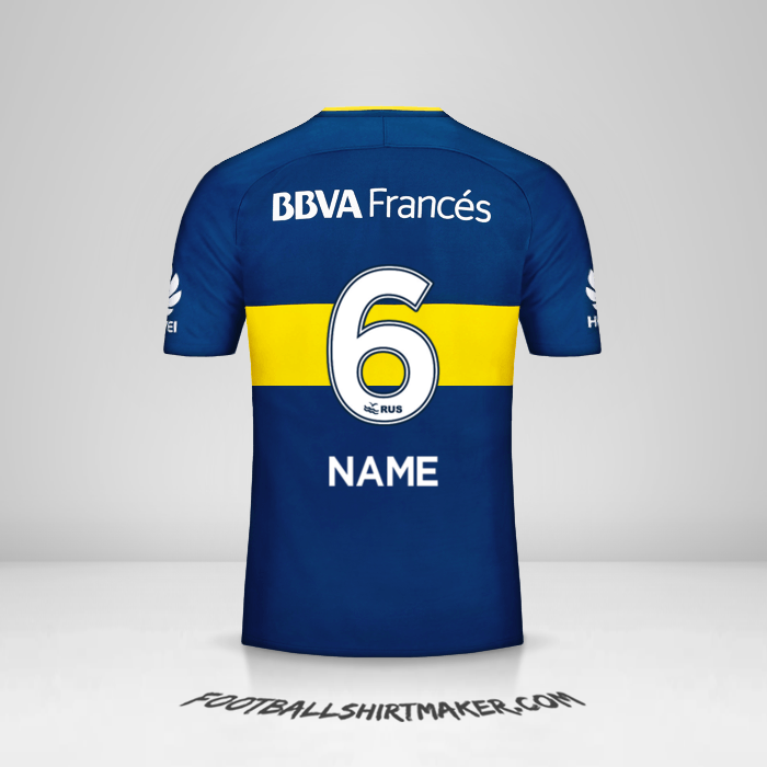 Shirt Boca Juniors 2017/18 -  name - 6