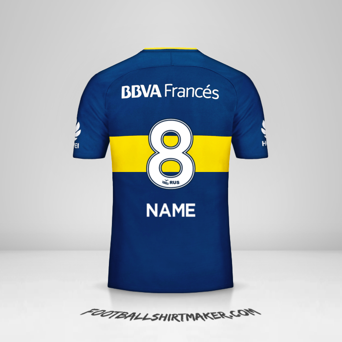 Shirt Boca Juniors 2017/18 -  name - 8