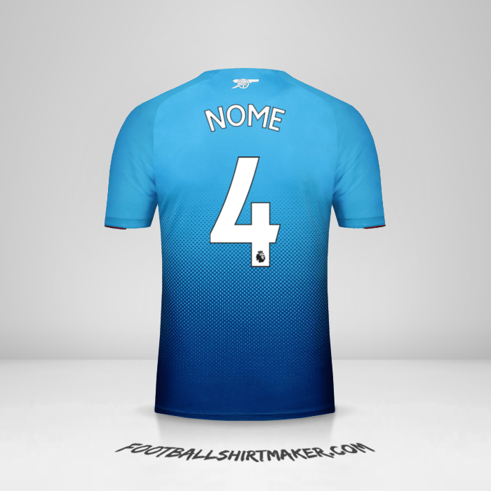 Camisa Arsenal 2017/18 Alternativa -  nome - 4