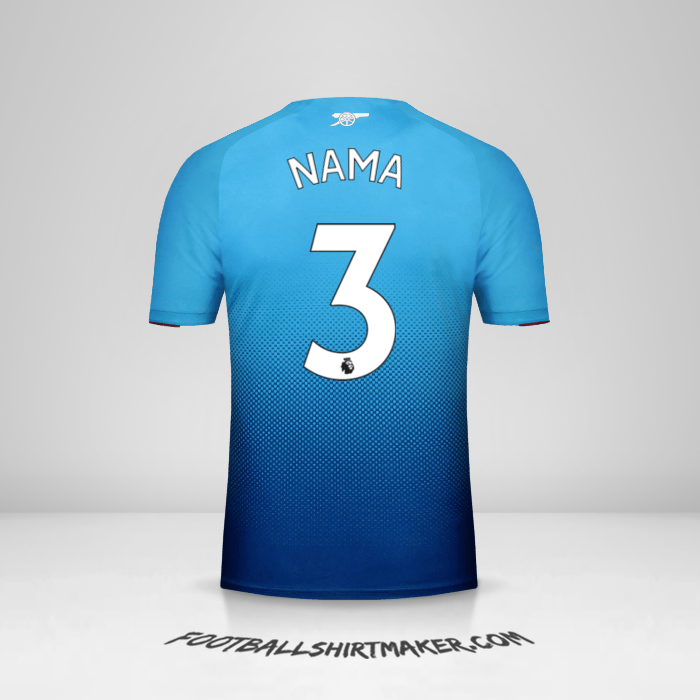 Jersey Arsenal 2017/18 Alternatif -  nama - 3
