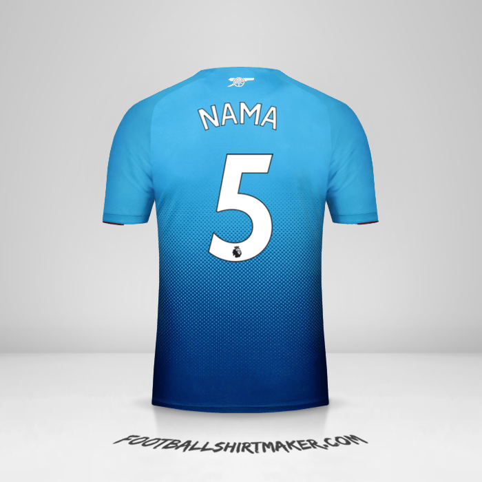 Jersey Arsenal 2017/18 Alternatif -  nama - 5
