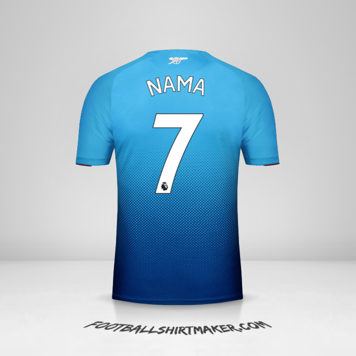 Jersey Arsenal 2017/18 Alternatif -  nama - 7