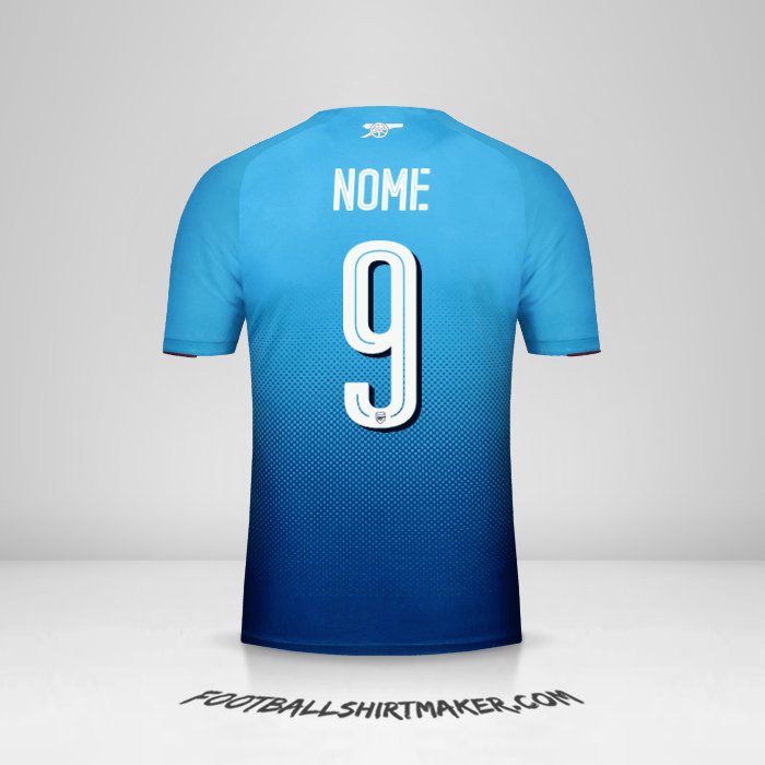 Maglia Arsenal Cup 2017/18 Seconda -  nome - 9