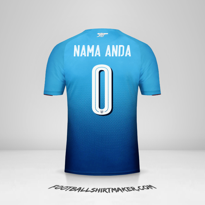 Jersey Arsenal Cup 2017/18 II -  nama anda - 0