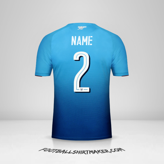 Jersey Arsenal Cup 2017/18 Away -  name - 2