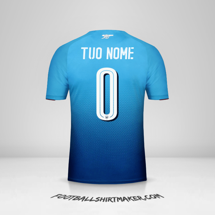 Maglia Arsenal Cup 2017/18 II -  tuo nome - 0