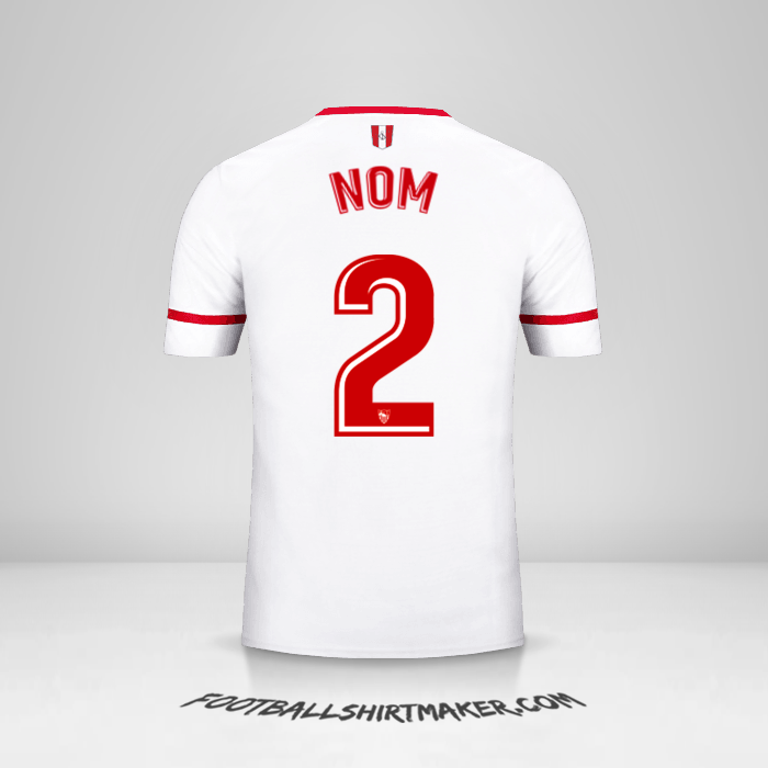 Maillot Sevilla FC 2017/2018 -  nom - 2