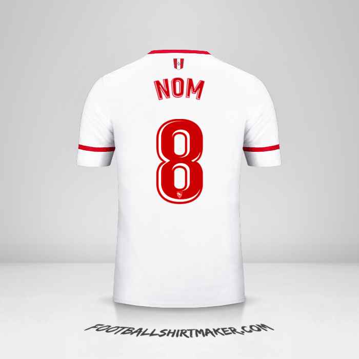 Maillot Sevilla FC 2017/2018 -  nom - 8