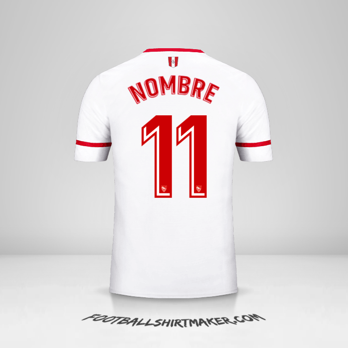 Camiseta Sevilla FC 2017/2018 -  nombre - 11