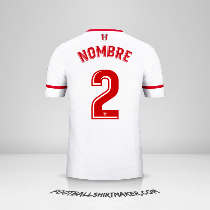 Camiseta Sevilla FC 2017/2018 -  nombre - 2