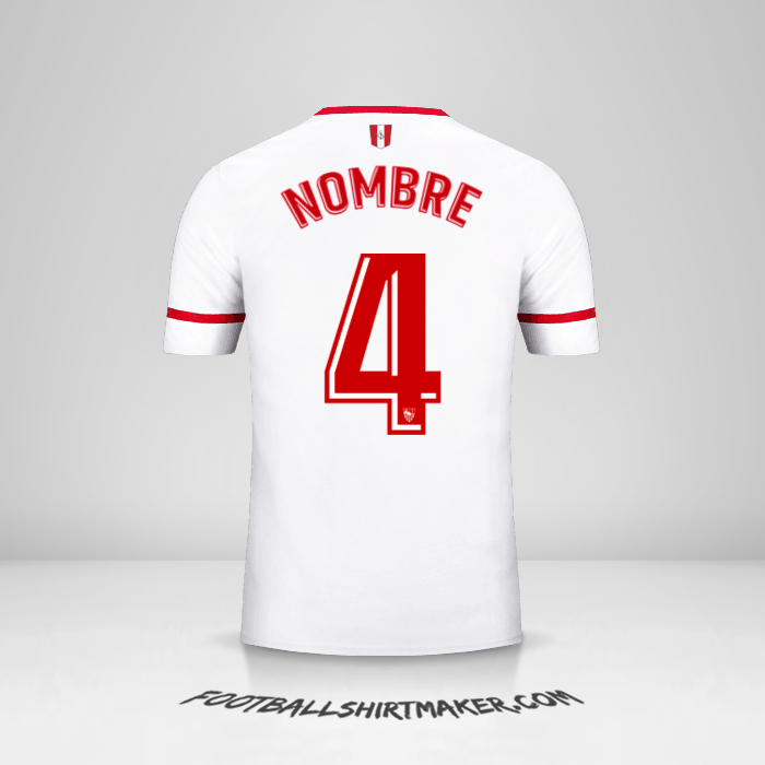 Camiseta Sevilla FC 2017/2018 -  nombre - 4